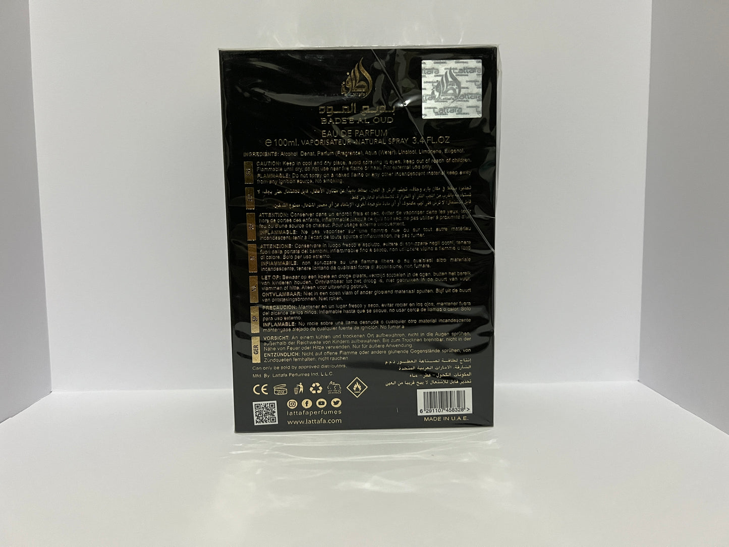 Lattafa Badee Al Oud (Oud for Glory) EDP, 100ml Brand New, Sealed 100% Original--OUT OF STOCK--